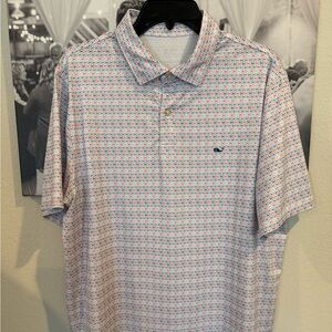 Vineyard Vines Men's Multicolor Polo Large